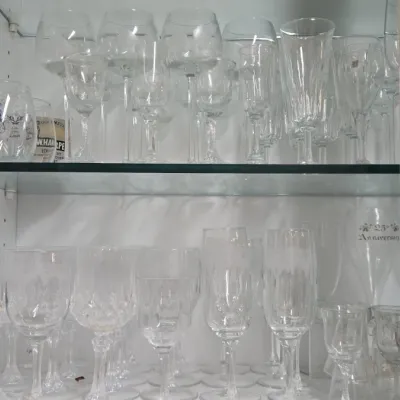 Sale Photo Thumbnail #806: Cristal d arques longchamp crystal stemware collection