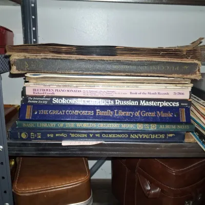 Sale Photo Thumbnail #821: Vintage classical music vinyl record collection boxed sets