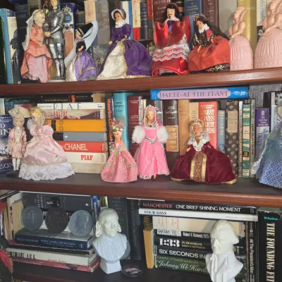 Sale Photo Thumbnail #894: Collection of historical and decorative fashion dolls