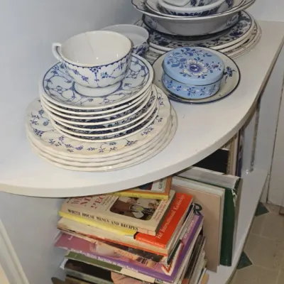 Sale Photo Thumbnail #964: Royal copenhagen blue fluted plain porcelain collection