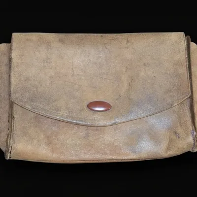 Sale Photo Thumbnail #1015: Wwi french officer s leather document pouch