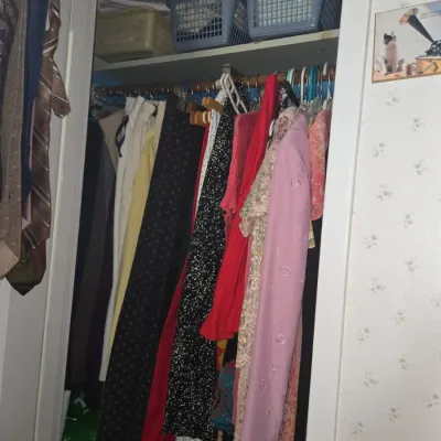 Sale Photo Thumbnail #1024: Estate closet assortment of vintage clothing