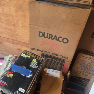 Duraco decorator shutters and a Stealth STL200H bronze sensor light.