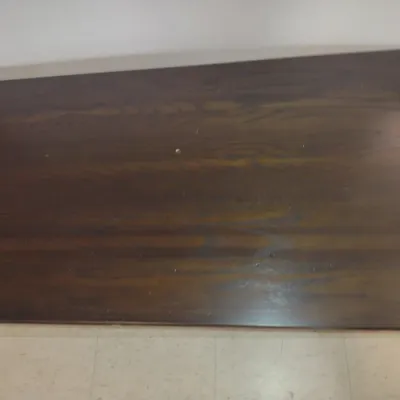 Heavy Wooden Coffee Table- Approx 47 3/4" x 22" x 15" Tall
