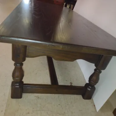 Heavy Wooden Coffee Table- Approx 47 3/4" x 22" x 15" Tall