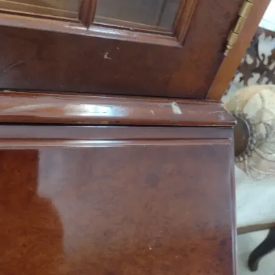 Vintage Drop Front Secretary with Hutch Top
