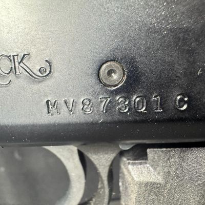 Sale Photo Thumbnail #59: This gun features a chamber size of three inches. It has a lightweight anodized aluminum alloy receiver. It shares high-parts interchangeably with the standard Mossberg 500 series. The barrel length is 18.5 inches. The overall length is 29 inches. Serial 
