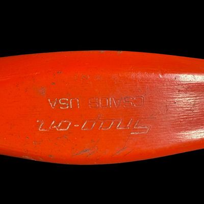 Sale Photo Thumbnail #96: Includes a Snap-On CSA10B 12” pry bar/chisel/punch, also called a rigid carbon gasket scraper; and a Blue-Point GAJ6A six-inch adjustable wrench manufactured by Snap-On. Total of two pieces. Pre-auction estimate: $50-$75. [CS]