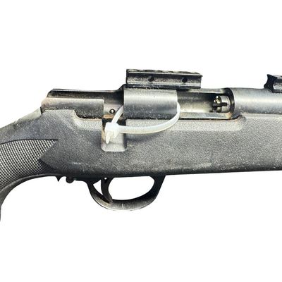 Sale Photo Thumbnail #105: This is the Hunterbolt Magnum model with 1:28 twist. It should be taken to a gunsmith for service. The overall length is 42 inches. Not tested. [RS]