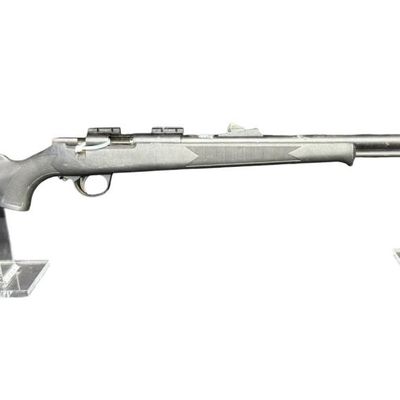 Sale Photo Thumbnail #104: This is the Hunterbolt Magnum model with 1:28 twist. It should be taken to a gunsmith for service. The overall length is 42 inches. Not tested. [RS]