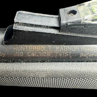 Sale Photo Thumbnail #110: This is the Hunterbolt Magnum model with 1:28 twist. It should be taken to a gunsmith for service. The overall length is 42 inches. Not tested. [RS]