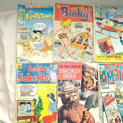 Vintage 1960s Comic Book Lot of 10 Archie Millie Banana Splits Three Stooges