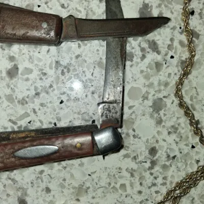 Vintage Pocket Knives and Jewelry Lot