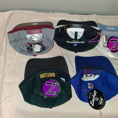 Vintage New w/ tags NCAA College Hats Lot - Zephyr Snapback / Stretch Fit FSU Tulane Ole Miss