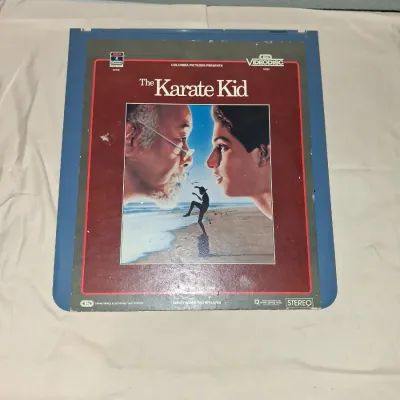 Vintage RCA SelectaVision CED Videodisc Lot - The Godfather & The Karate Kid