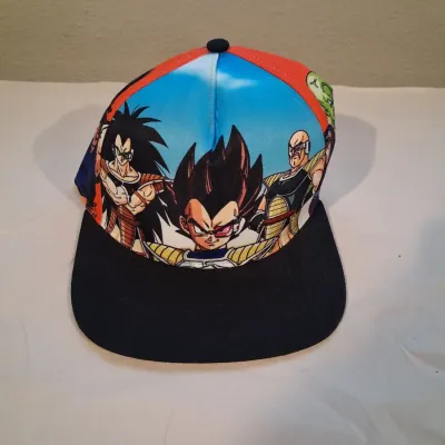 Dragon Ball Z & GT DVD/Blu-ray Lot of 7 with Yu-Gi-Oh Movie + DBZ Snapback Hat