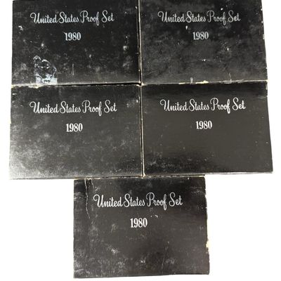 Sale Photo Thumbnail #201: Includes five sets from 1980. [RS]