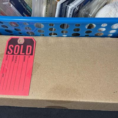 Sale Photo Thumbnail #257: Includes batteries, labels, Post-Its, SD cards, laminating sheets, and more. [RS]