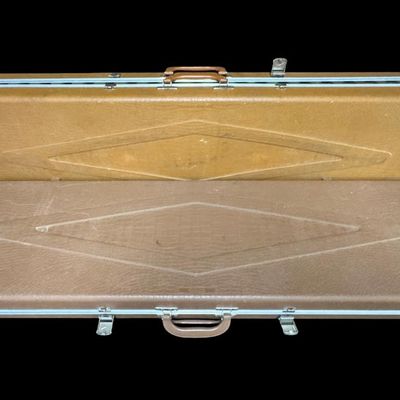 Sale Photo Thumbnail #268: Two cases. One is missing a latch. Both have the original foam inserts. Measurement: 51”L (each). [RS]
