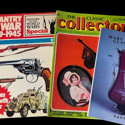Sale Photo Thumbnail #276: Includes 10+ collector pieces covering Carnival glass to PEZ, WW2, and more. [RS]