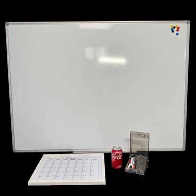 Sale Photo Thumbnail #349: Includes a Lockways 48” x 35” board, and a 16” x 12” calendar board. Both pieces are magnetic. [RS]