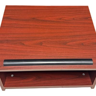 Sale Photo Thumbnail #392: This piece features a ridge on the surface to hold pens or books. There is an open area inside for additional storage. Measurement: 24” x 14” x 20”. [RS]