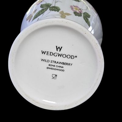 Sale Photo Thumbnail #11: 3) Wedgwood Wild Strawberry Bone China Vase.                           