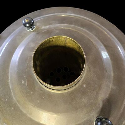 Sale Photo Thumbnail #56: Brass Samovar-Style Drink Dispenser.                           