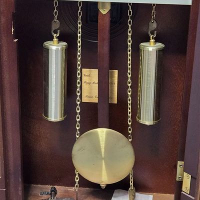 Sale Photo Thumbnail #339:  Waltham 31-Day Chime Wall Clock.                           