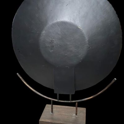Sale Photo Thumbnail #346:  Large Circular Decorative Art on Stand.                           