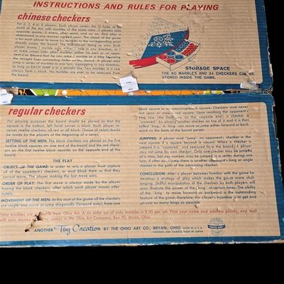 Sale Photo Thumbnail #428:  Ohio Art Chinese Checkers / Checkers No. 539.                           