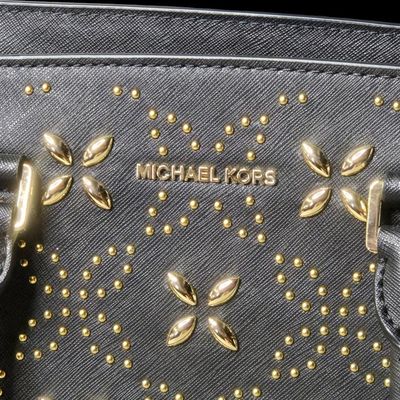 Sale Photo Thumbnail #571:  Michael Kors Selma  black and gold. NWT / display.                      