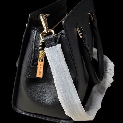Sale Photo Thumbnail #573:  Michael Kors Selma  black and gold. NWT / display.                      