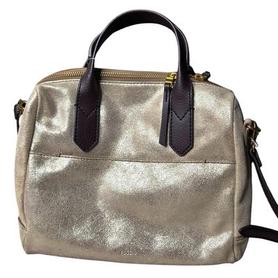 Sale Photo Thumbnail #709:  Fossil Gold and Brown Purse.                           