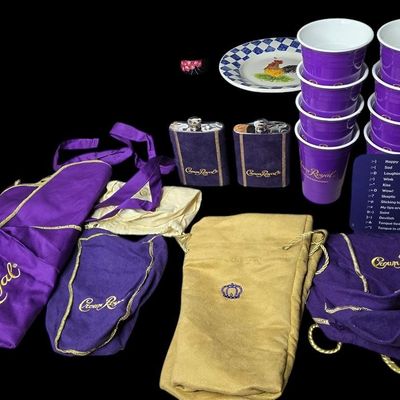 Sale Photo Thumbnail #713:  Large Crown Royal Lot.                           