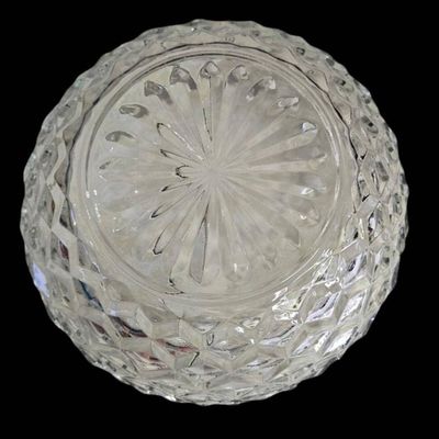 Sale Photo Thumbnail #1152:  American Fostoria Clear Glass Bowl  9 Inches.                           