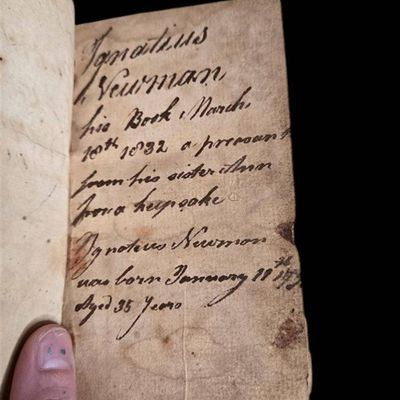 Sale Photo Thumbnail #1182:  1789 Hymns on Select Texts of Scripture by Rev. Joseph Hoskins.                           