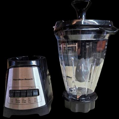 Sale Photo Thumbnail #1187:  Hamilton Beach Blender with Stainless Steel Base and Plastic Pitcher.                           