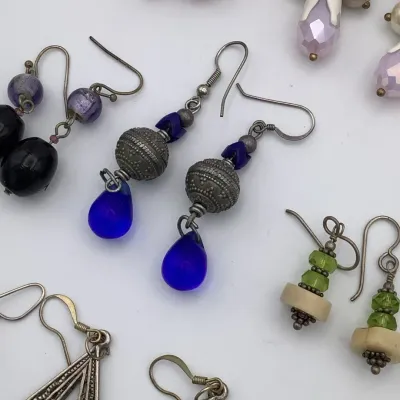 Sale Photo Thumbnail #240: 15 Pairs Of Earrings.......ALL pierced
Ready for resale
