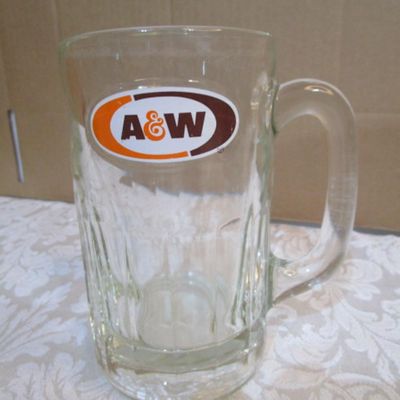 Sale Photo Thumbnail #174: mirror, twine & scissor dispenser owl, Minnie Mouse oversized mug, Vintage A&W root beer mug, see pictures