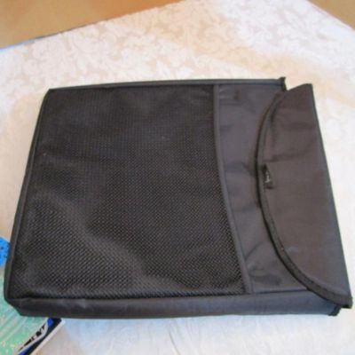 Sale Photo Thumbnail #330: New Michael Graves Laptop sleeve13-1/2" x 11-1/2" x 2", 4 composition books 100 pgs. each, 3 college ruled notebooks, 1 box 5000 staples, see pictures