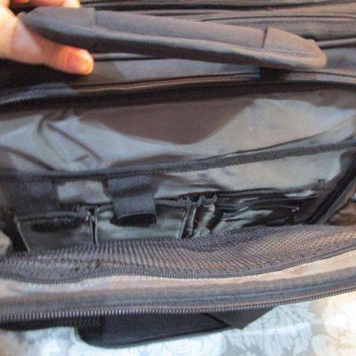 Sale Photo Thumbnail #394: Good condition, has a zippered luggage handle pass-through,  see pictures