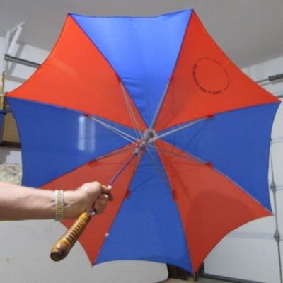 Sale Photo Thumbnail #510: Blue & orange umbrella is an automatic open, See pictures