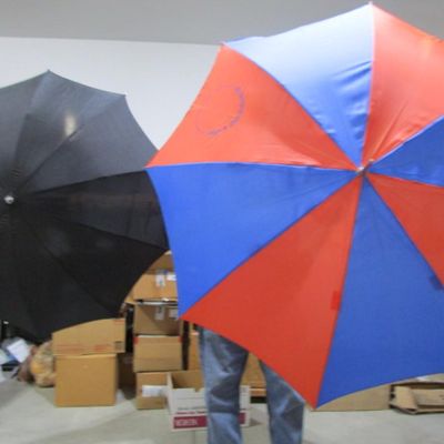 Sale Photo Thumbnail #504: Blue & orange umbrella is an automatic open, See pictures