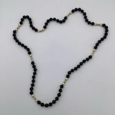Sale Photo Thumbnail #216: 5 necklaces, one bracelet, one pair of earrings and one anklet
all in excellent condition.