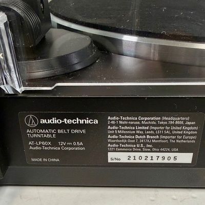 Audio-Technica AT-LP60X Automatic Belt-Drive Turntable - New