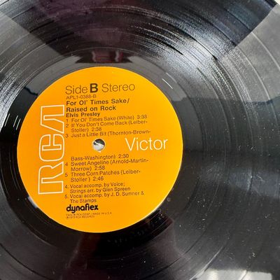 Elvis Presley - Raised on Rock / For Ol' Times Sake Vinyl LP (1973)
