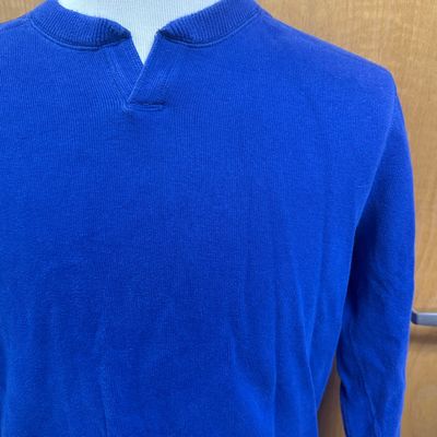 Tommy Bahama Blue Long Sleeve Knit Sweater