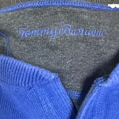 Tommy Bahama Blue Long Sleeve Knit Sweater