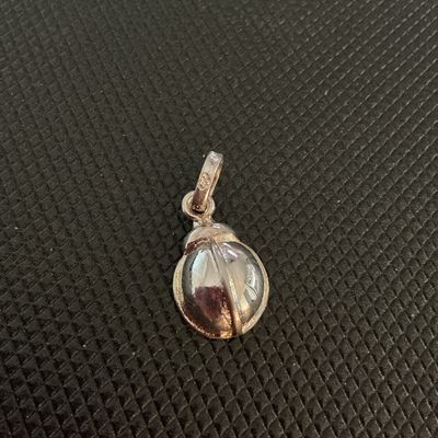 Sterling Silver Ladybug Charm Pendant